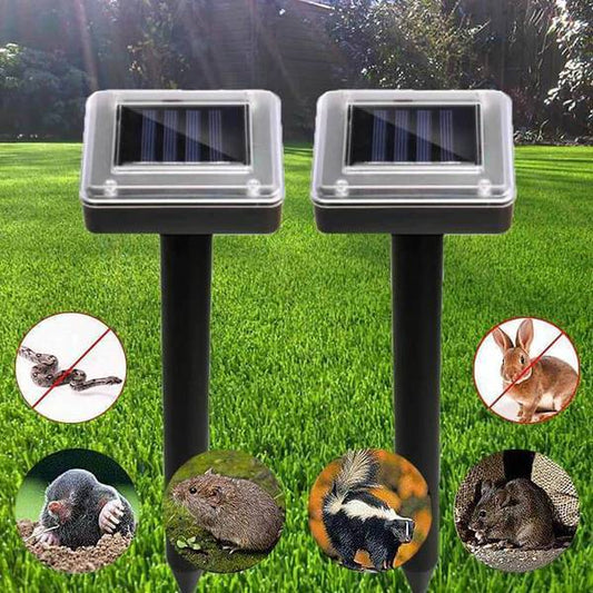 Ultrasonic Mice Gopher Mole Repeller, Solar Powered