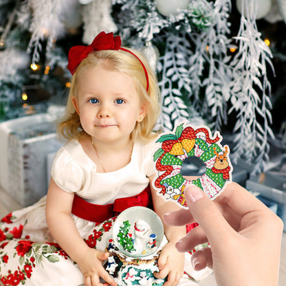 Christmas DIY Diamond Painting Keychain