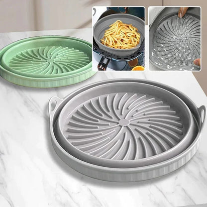 Hot air Fryer Grill Pan Made Of Silicone