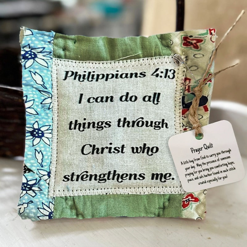 🔥Buy more save more-✝️Prayer Quilt With Cross Inside