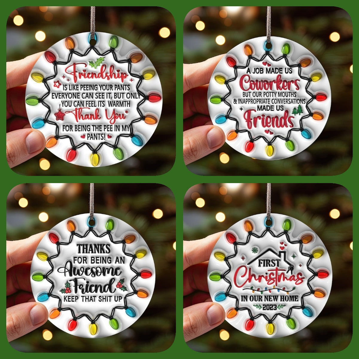 Friendship Ornament-🎁Awesome Friend