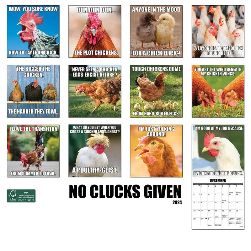 😂2024 Funny Animal calendar | Inspired farm humor