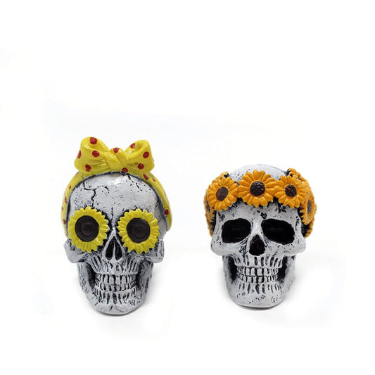 EVIL SKULLS WITH AIR FRESHENER & BUY 2 GET 1 FREE (3 SETS)