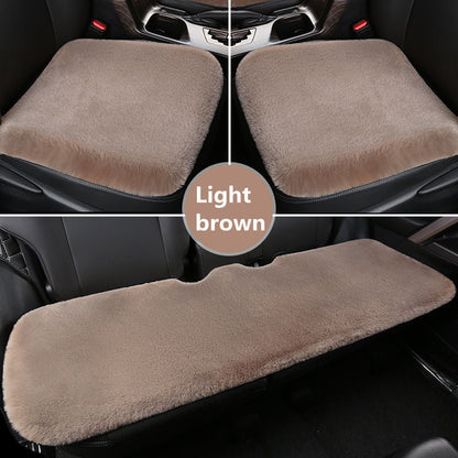 Plush Car Seat Cushion