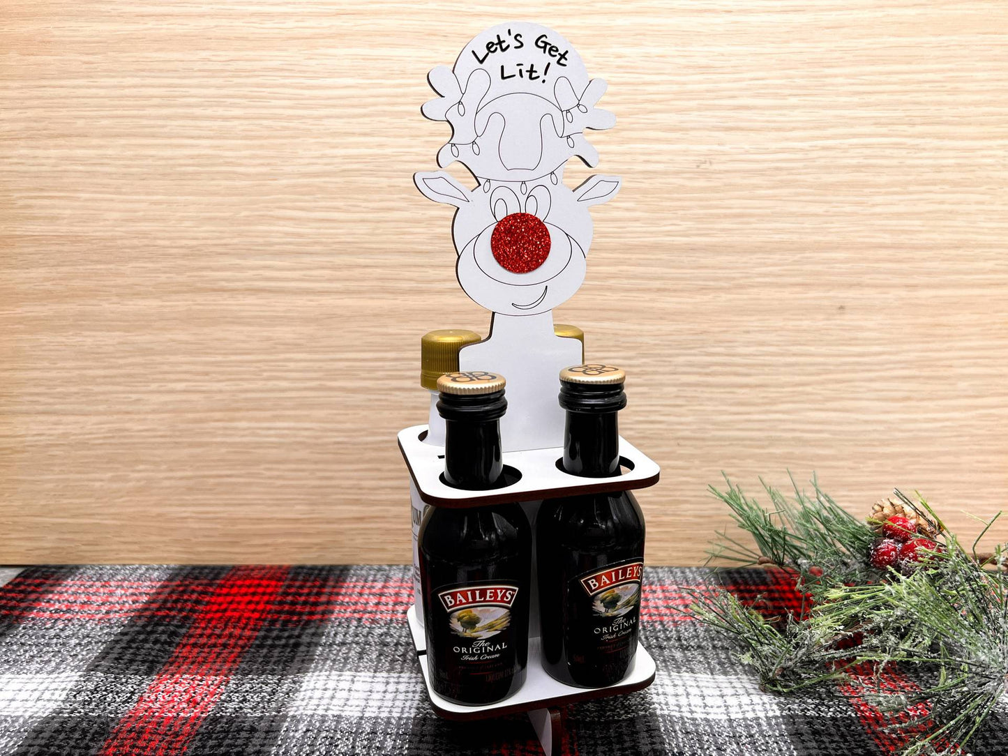 🎄Christmas Unique Money Holder🎅 Funny Christmas Mini Liquor Bottle Holder🥂