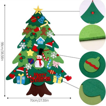 DIY Felt Christmas Tree Set