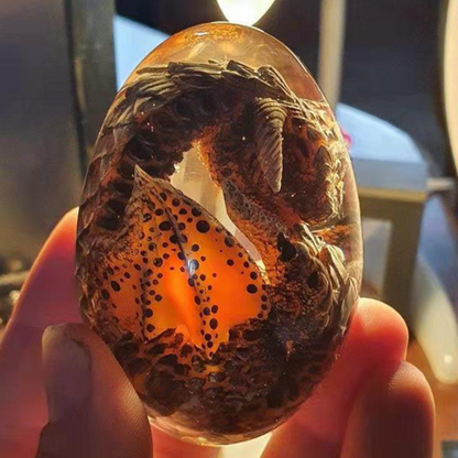 🐉Resin Transparent Lava Dragon Egg Souvenir Gift