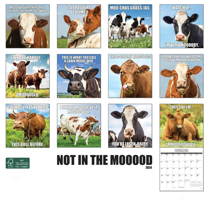 😂2024 Funny Animal calendar | Inspired farm humor