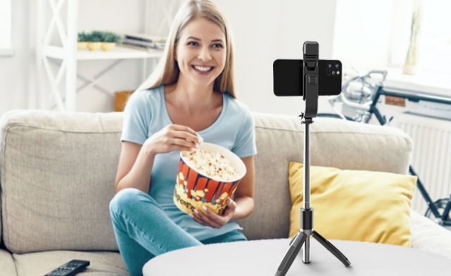 6 In 1 Wireless Bluetooth Selfie Stick