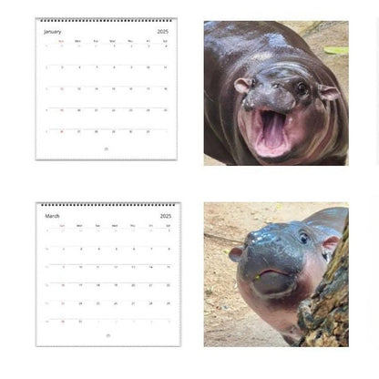 🦛Moo Deng Calendar | 2025 Calendar