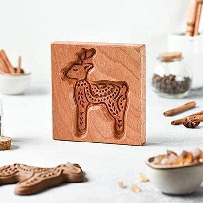 Wood Patterned Cookie Cutter - Embossing Mold For Cookies