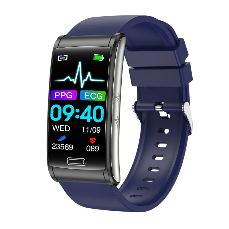 PH60 1.47HD Large Screen ECG/EKG Blood Glucose Scientific Sleep HRV Smart Fitness Bracelet