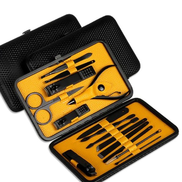 15 Piece Professional Manicure Set With Travel Case