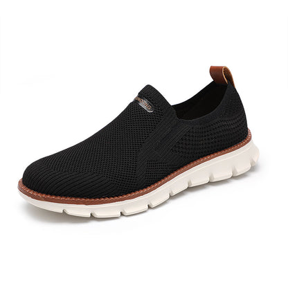 Men's Soft Lightweight Breathable Knit Casual Slip-On Sneakers