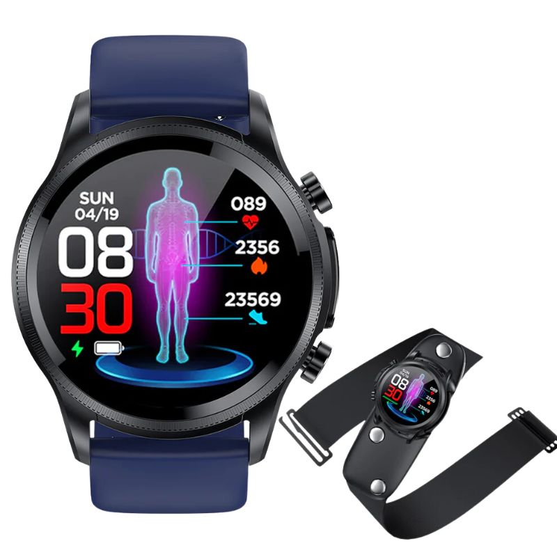 PH400 Cardiac Blood Glucose ECK/EKG Blood Pressure High-end Smart Health Watch