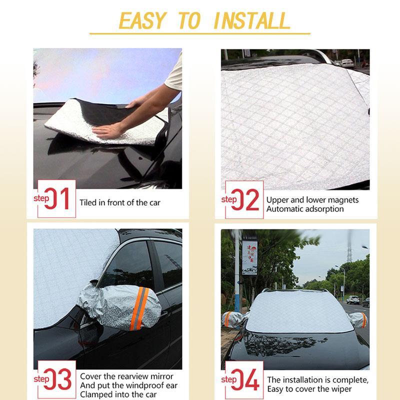 Premium Windshield Snow Cover Sunshade