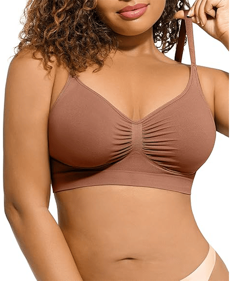 💖Women's Wireless Sculpt Bra Comfort Bralettes No Underwire Unlined Cami Bra