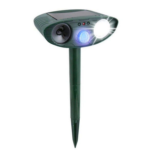 Ultrasonic Deer Repeller Solar Powered, Keep Deer out of Garden