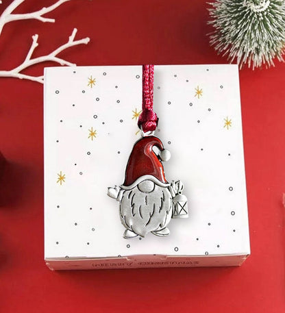 Solid Pewter Christmas Tree Ornament