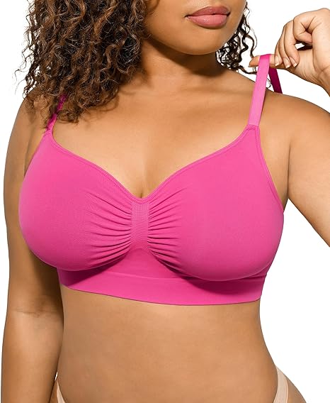 💖Women's Wireless Sculpt Bra Comfort Bralettes No Underwire Unlined Cami Bra