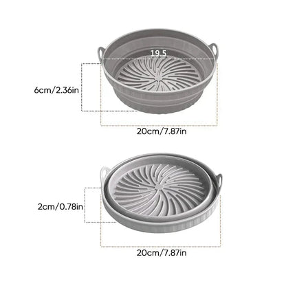 Hot air Fryer Grill Pan Made Of Silicone