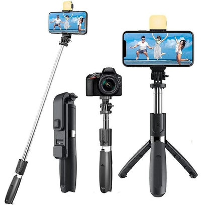 6 In 1 Wireless Bluetooth Selfie Stick