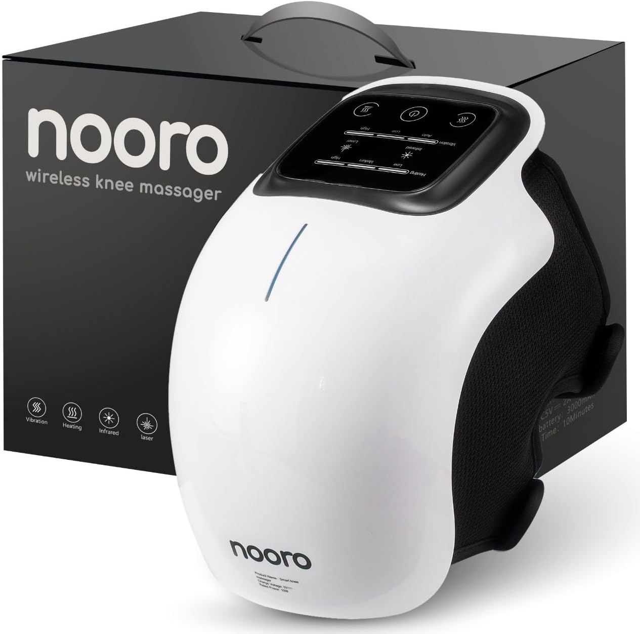 Nooro Knee Massager – Infrared Heat, Vibration & Red Light Therapy for Knee Pain, Swelling & Stiff Joints Relief