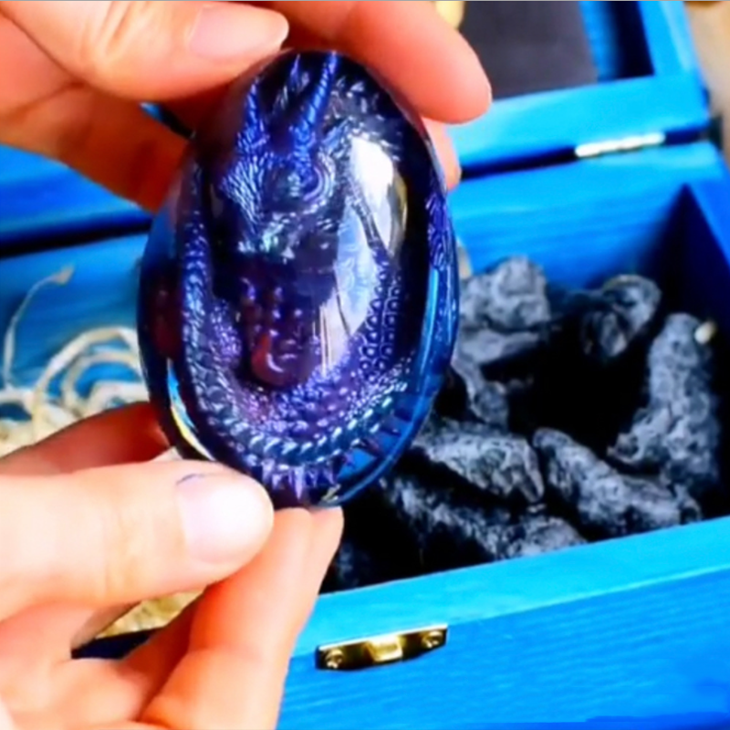 🐉Resin Transparent Lava Dragon Egg Souvenir Gift