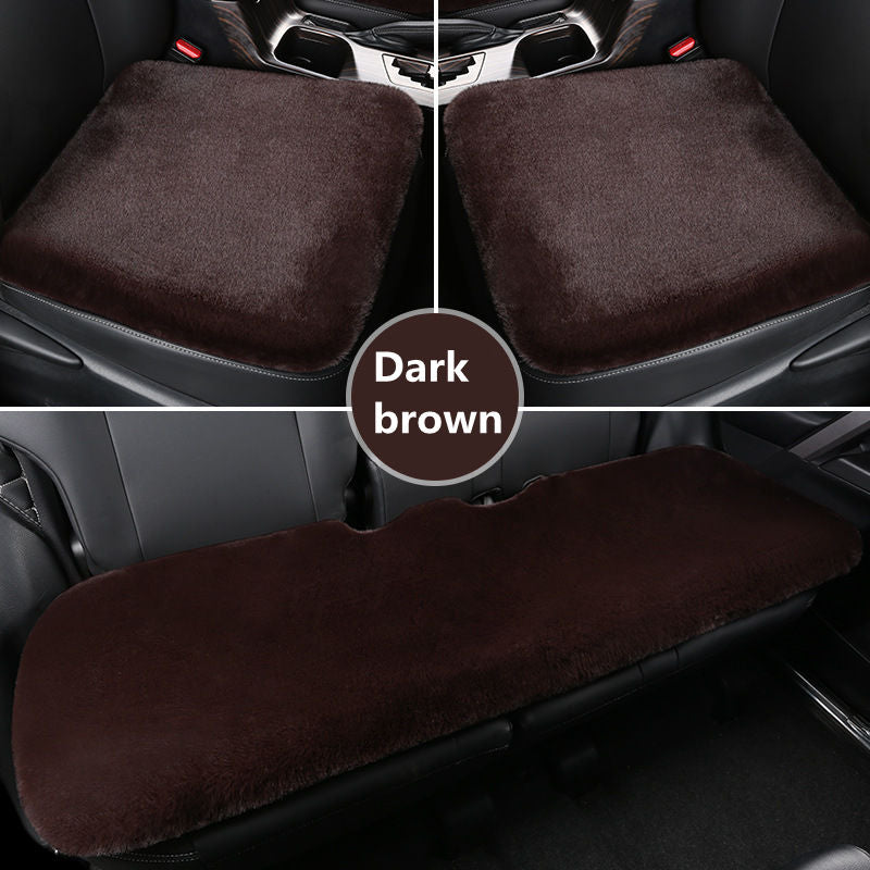 Plush Car Seat Cushion