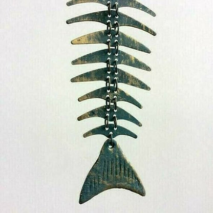 Metal Fish Bone Wind Chimes