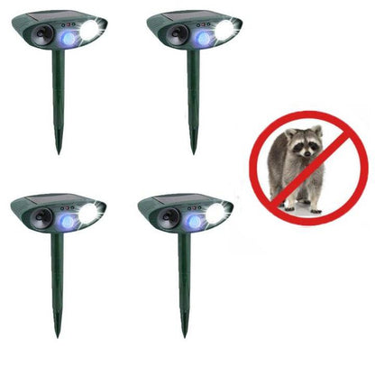 Raccoon Outdoor Ultrasonic Repeller - Solar Powered