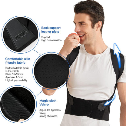 Adjustable Back Posture Corrector Belt for Women and Men Prevent Slouching Relieve Pain