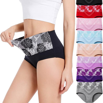 🔥Cotton High Waist Abdominal Slimming Hygroscopic Antibacterial Underwear