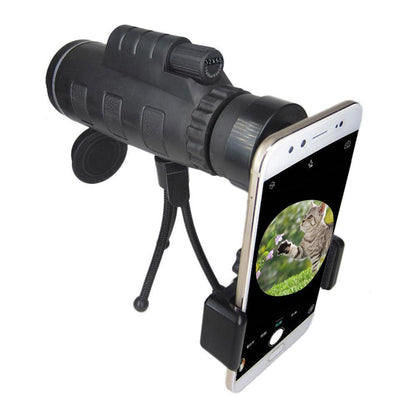 12X50 High Power Monocular Telescope With Smartphone Adapter and Tripod