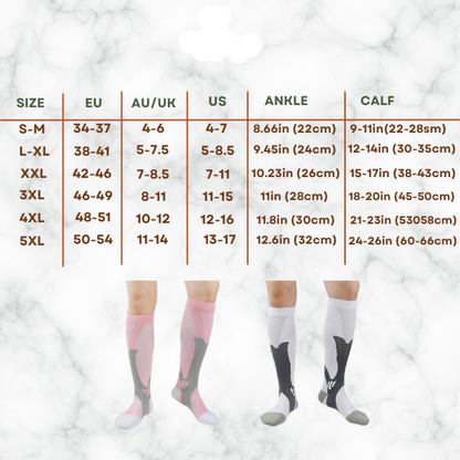 OrthoBare Compression Socks