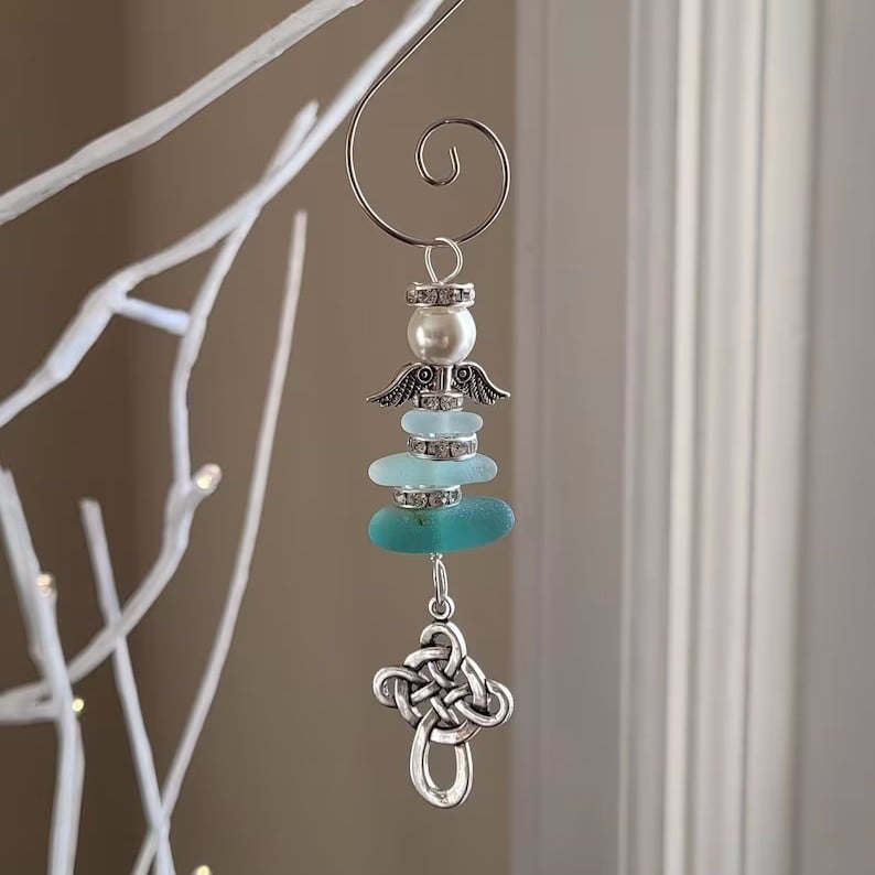 Sea Glass Christmas Tree Ornament