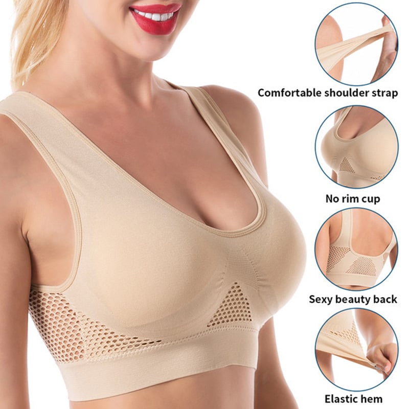 3Pcs🔥Breathable Cool Liftup Air Bra