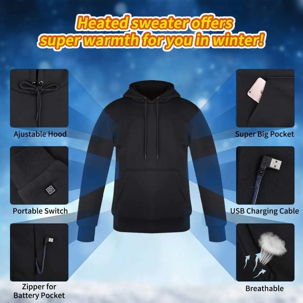 Proptmiina Unisex Heated Hoodie