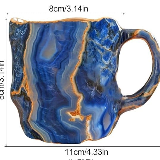 🔥Christmas Gifts -🥃2024 New Mineral Crystal Coffee Mugs