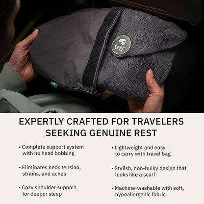 Trtl Travel Pillow – Ergonomic Neck Support for Comfortable Travel, Sleep & Relaxation – Soft & Lightweight Design