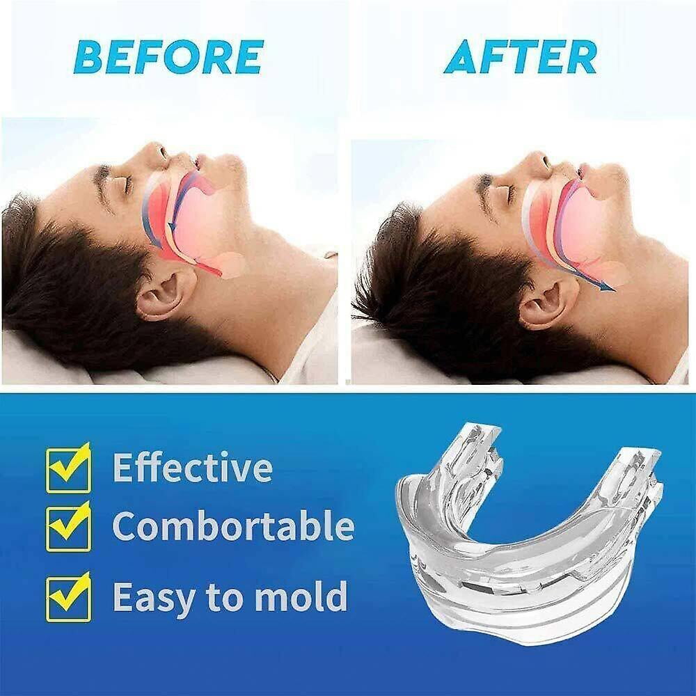 Adjustable Anti Snoring Mouthpiece Guard Anti Snore Sleep Apnea Teeth Grind