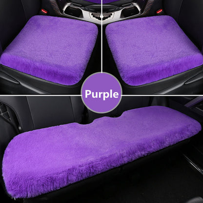 Plush Car Seat Cushion