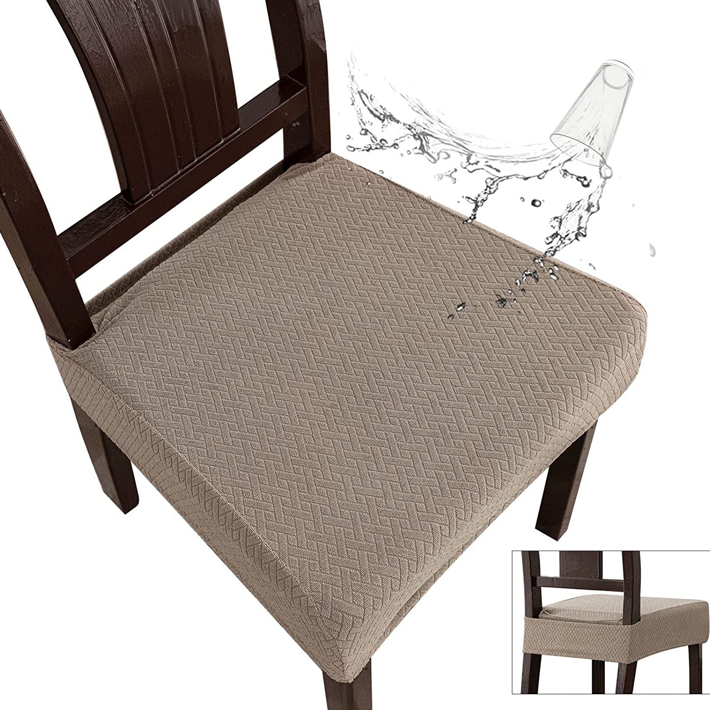 100%Waterproof Dining Room Chair Seat Covers ( Special Offer- 30% Off  )