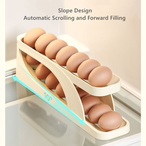 🔥New Automatic Roll-Down Double-layer Egg Dispenser🔥