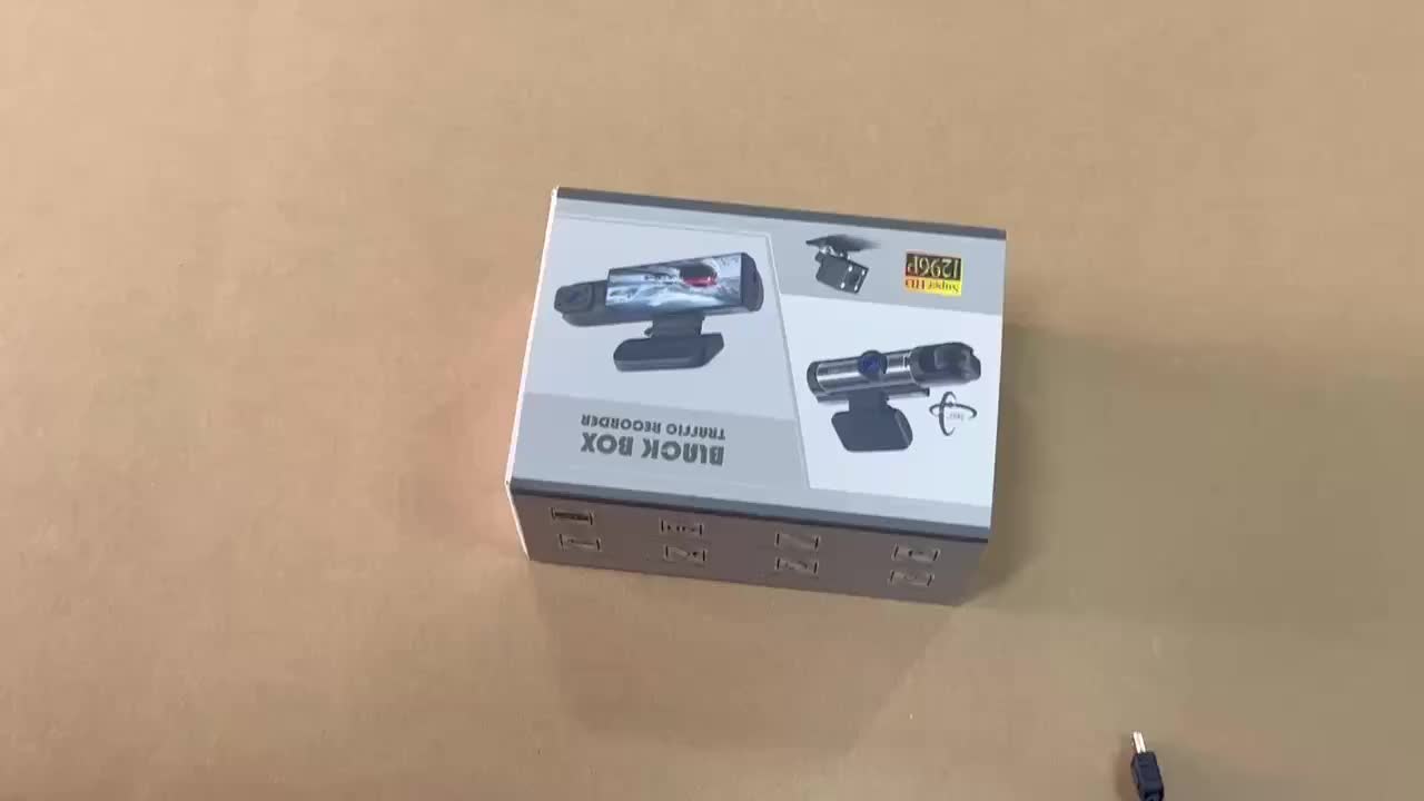 1080P Dual Camera Dash Cam For Cars With IR Night Vision, Loop Recording