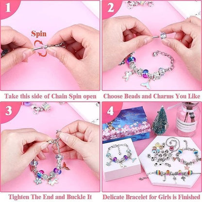 Gift Boxed Charm Bracelet Jewerly Making Kit (2022 BEST GIFT TO MY GRANDDAUGHTER)