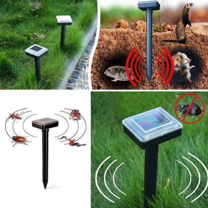 Ultrasonic Mice Gopher Mole Repeller, Solar Powered