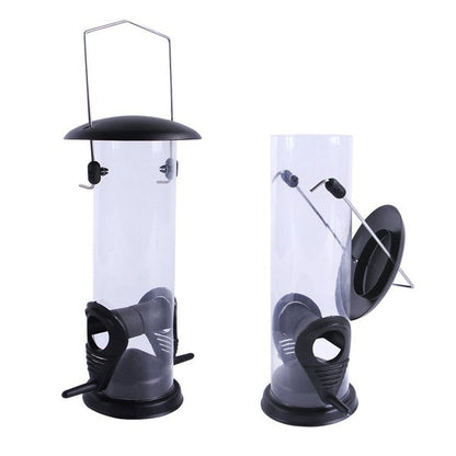 Hanging Squirrel Proof Wild Bird Seed Feeder