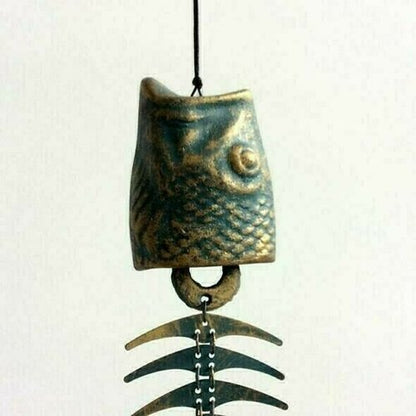 Metal Fish Bone Wind Chimes
