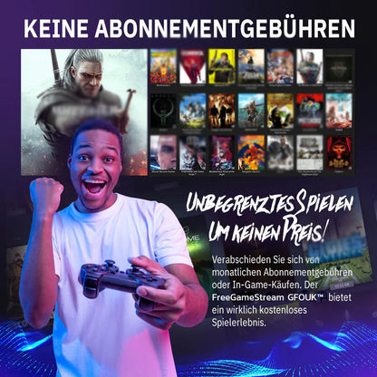 FreeGameStream GFOUK™ - Unbegrenztes Spielen zum Nulltarif